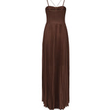Abito bustier in jersey plissè 104994 A2DML98 PINKO 