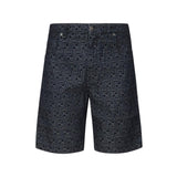Pantaloncini in denim FF Jacquard FLP369 AUX4F0BUZ FENDI 