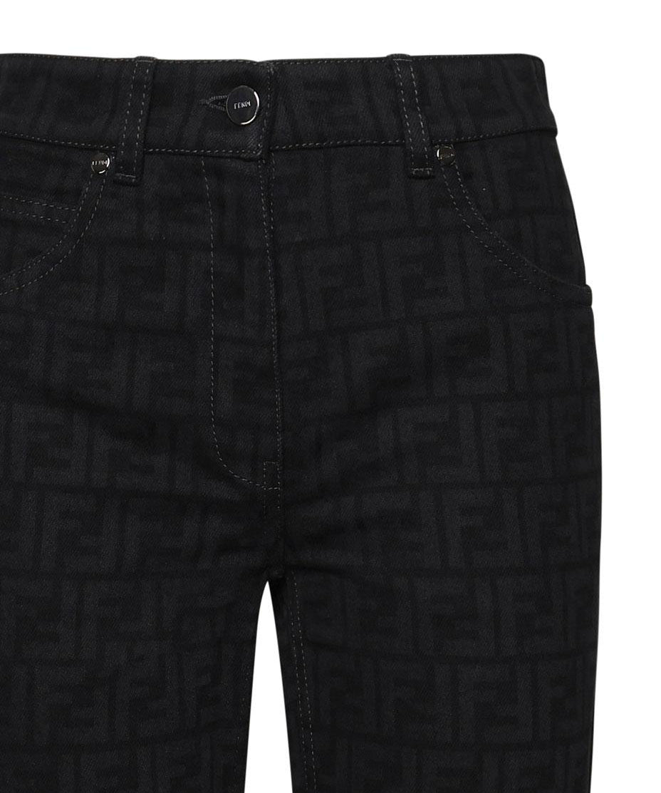 Jeans ff black in denim di cotone FLP851 AT1BF0GME FENDI 