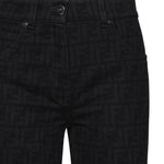 Jeans ff black in denim di cotone FLP851 AT1BF0GME FENDI 