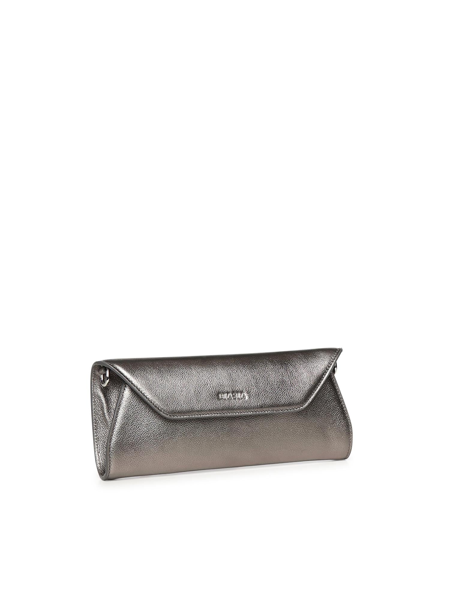 Clutch con logo in pelle BIBP9PE01M 083 BIASIA 