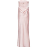 Abito bustier in raso 116336 345 ROTATE 