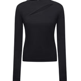 Maglia con dettaglio cut-out 106085 A308Z99 PINKO 