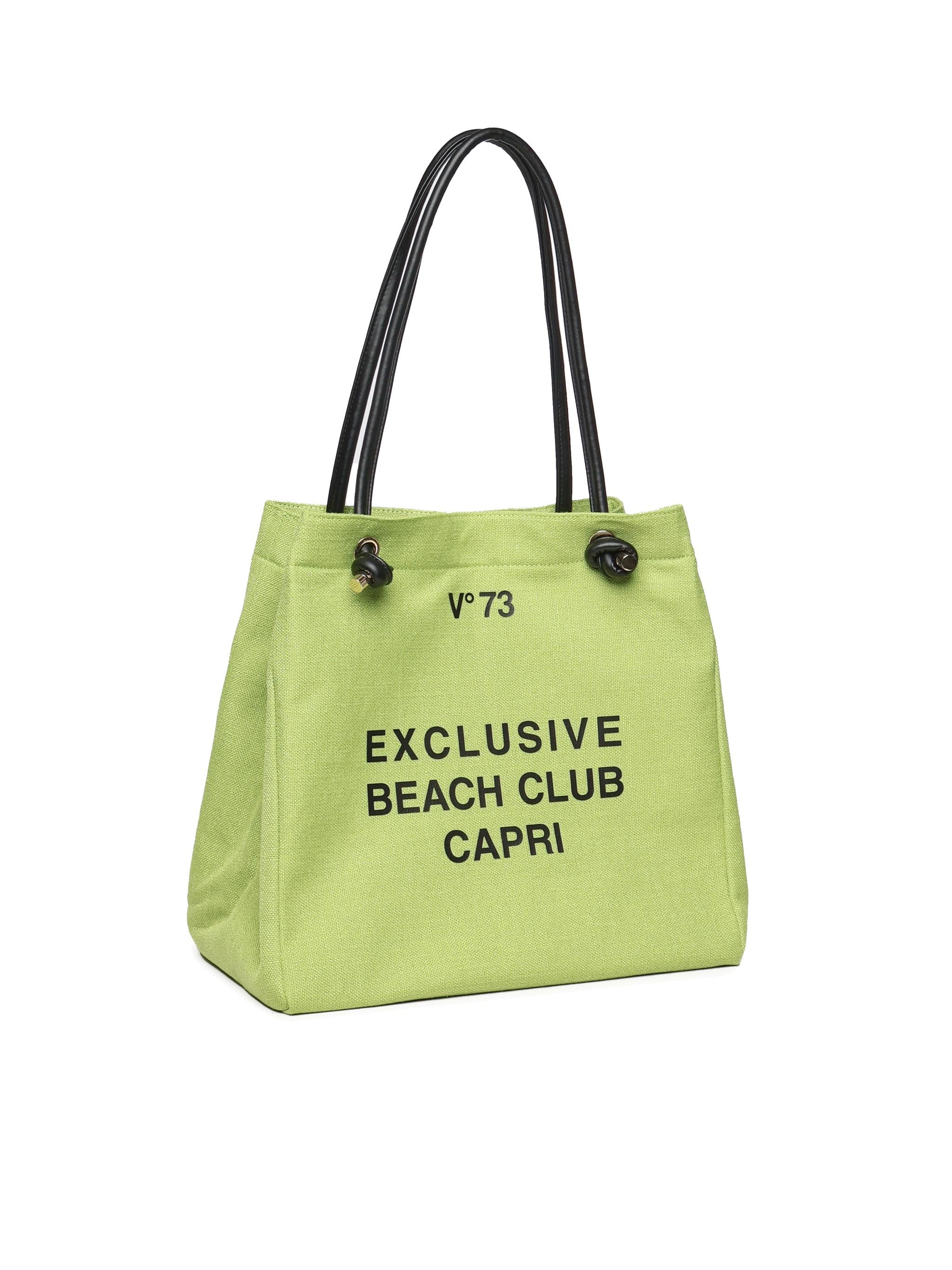 Borsa shooping Beach Club 73BS92701 BEACH CLUBLIME/NERO V° 73 