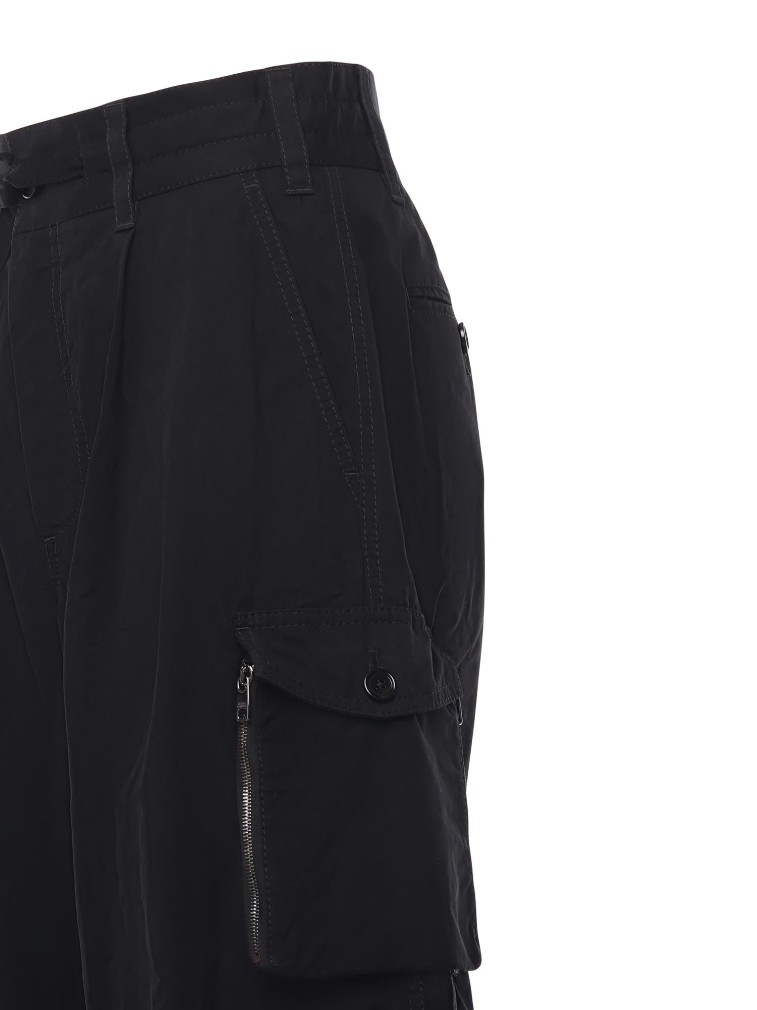 Pantaloni cargo in faille GP15UT HUMS8N0000 DOLCE & GABBANA 
