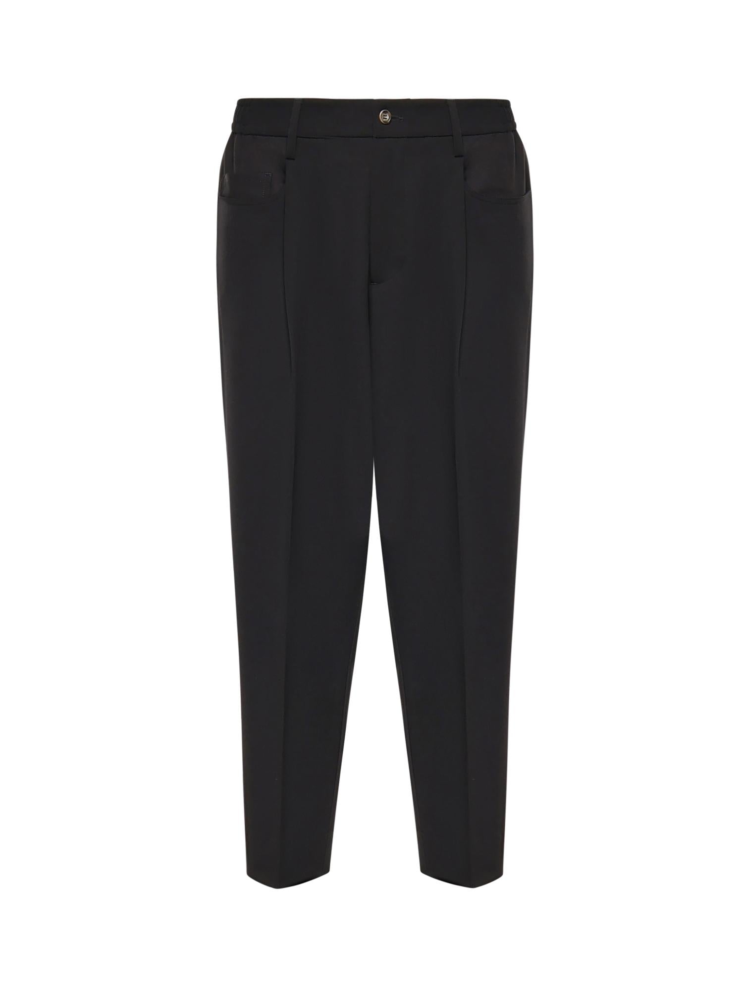 Pantalone Nikla in misto lana NIKLAS NERO GIULIANO GALIANO 