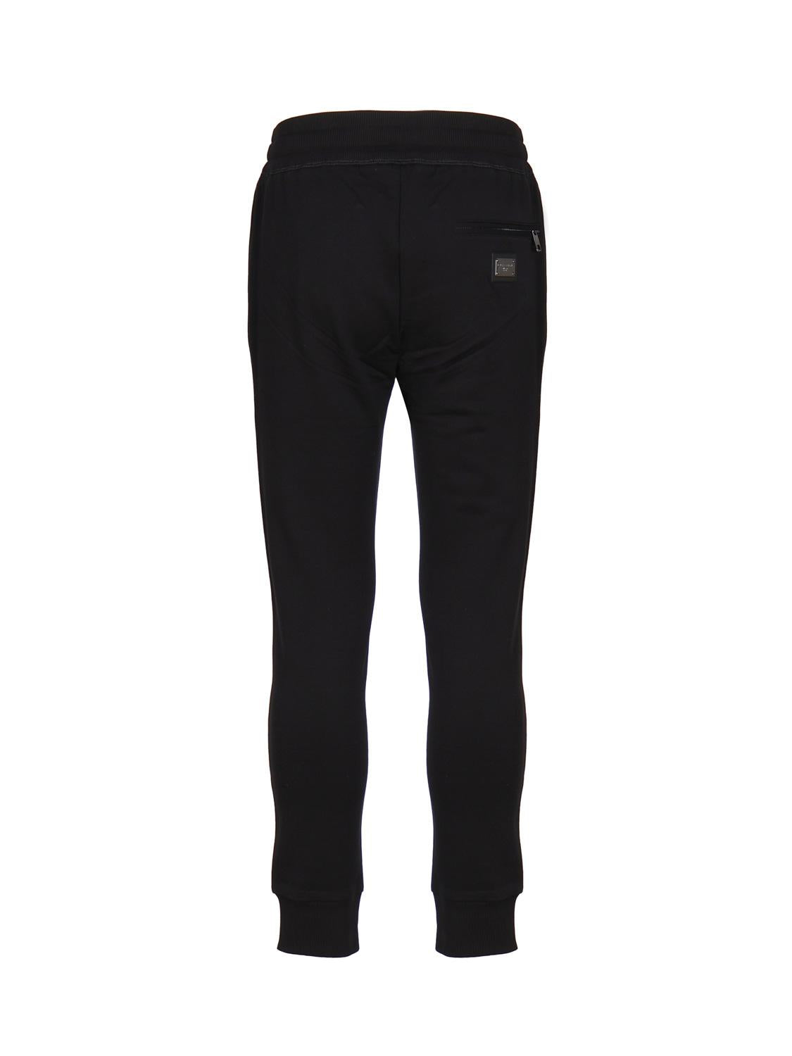 Pantalone jogging in jersey con placca logata GVXQHT G7F2GN0000 DOLCE & GABBANA 
