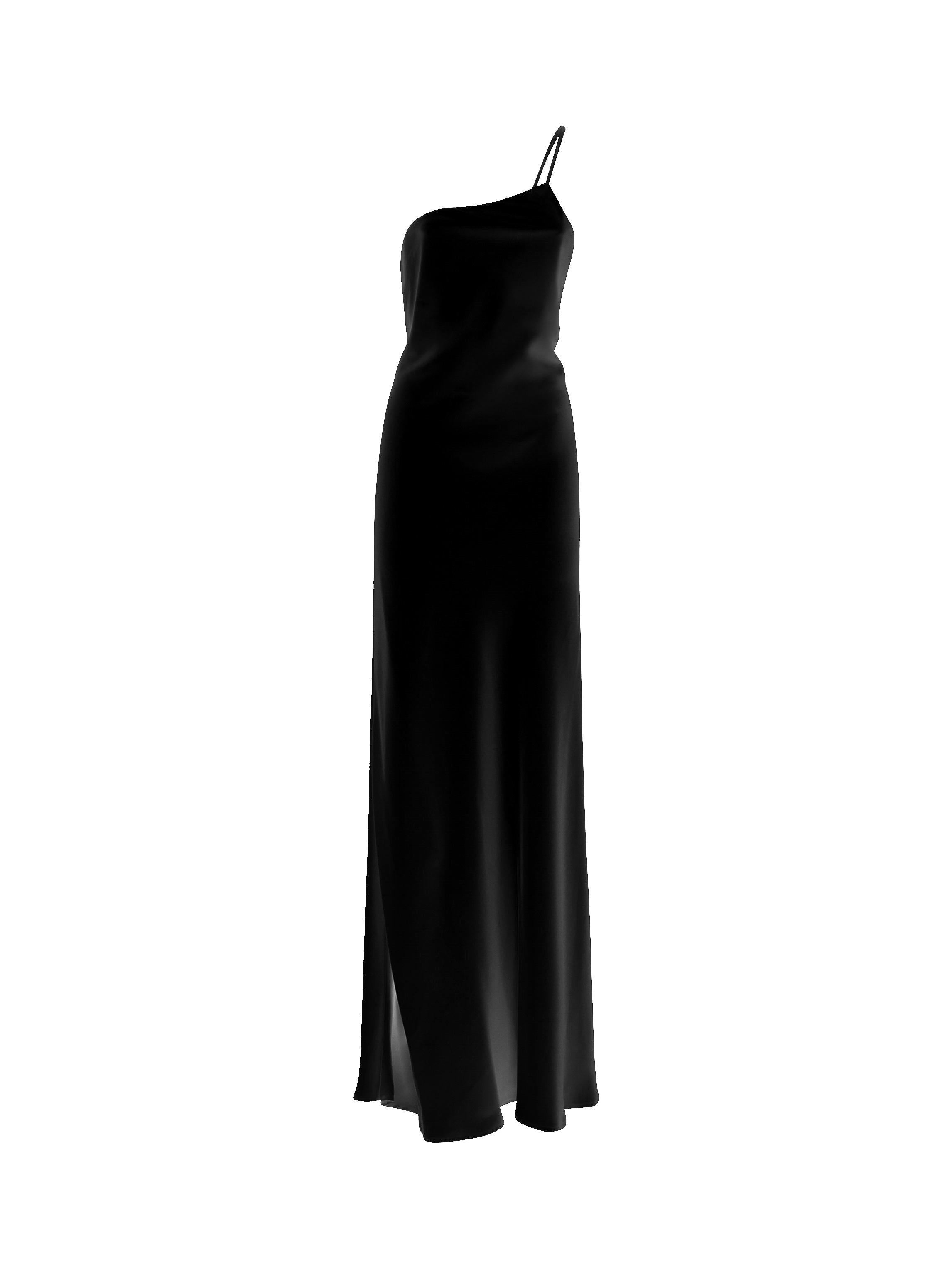 Abito lungo Anema ABITO ANEMA BLACK THE ARCHIVIA 