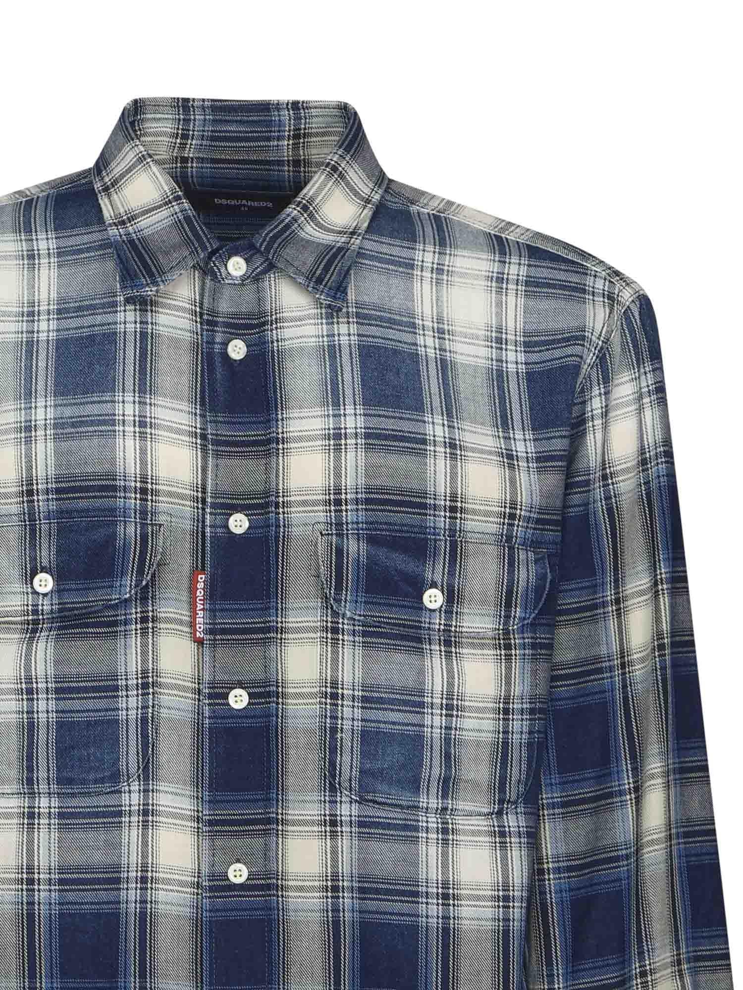 Camicia Sparkling Vintage S74DM0958 D35206001F DSQUARED2 