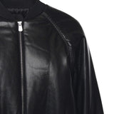 Bomber cropped effetto pelle 105372 A2P4Z99 PINKO 