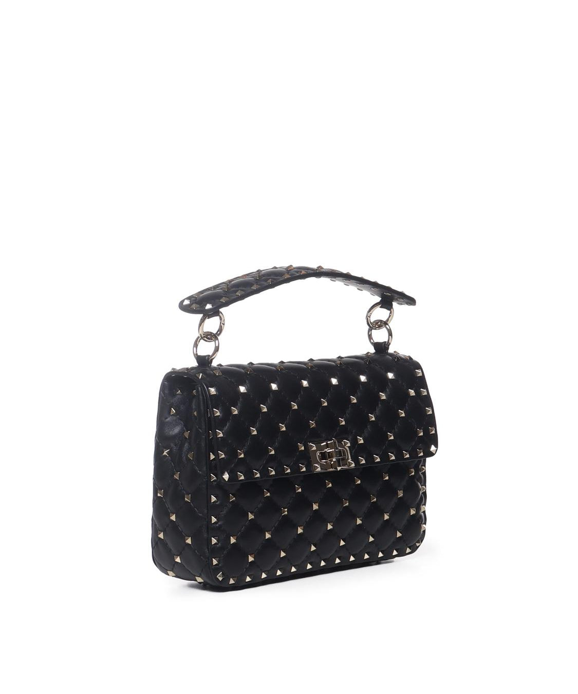 Borsa media Rockstud Spike in nappa<BR/> 5W0B0122 NAP0NO VALENTINO GARAVANI 