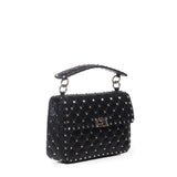 Borsa media Rockstud Spike in nappa<BR/> 5W0B0122 NAP0NO VALENTINO GARAVANI 