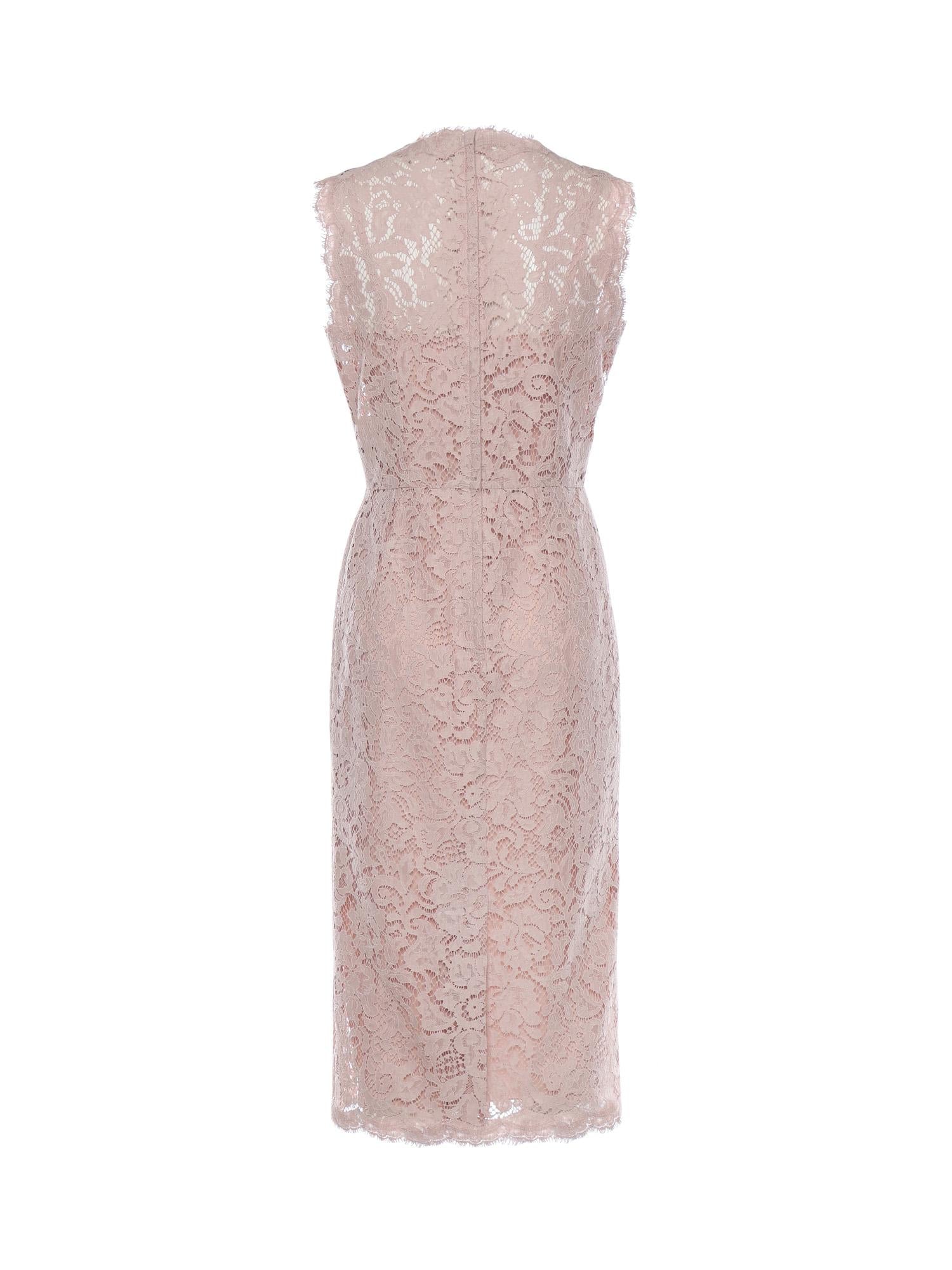 Abito in pizzo cordonetto F6H0ZT HLMTBF1246 DOLCE & GABBANA 