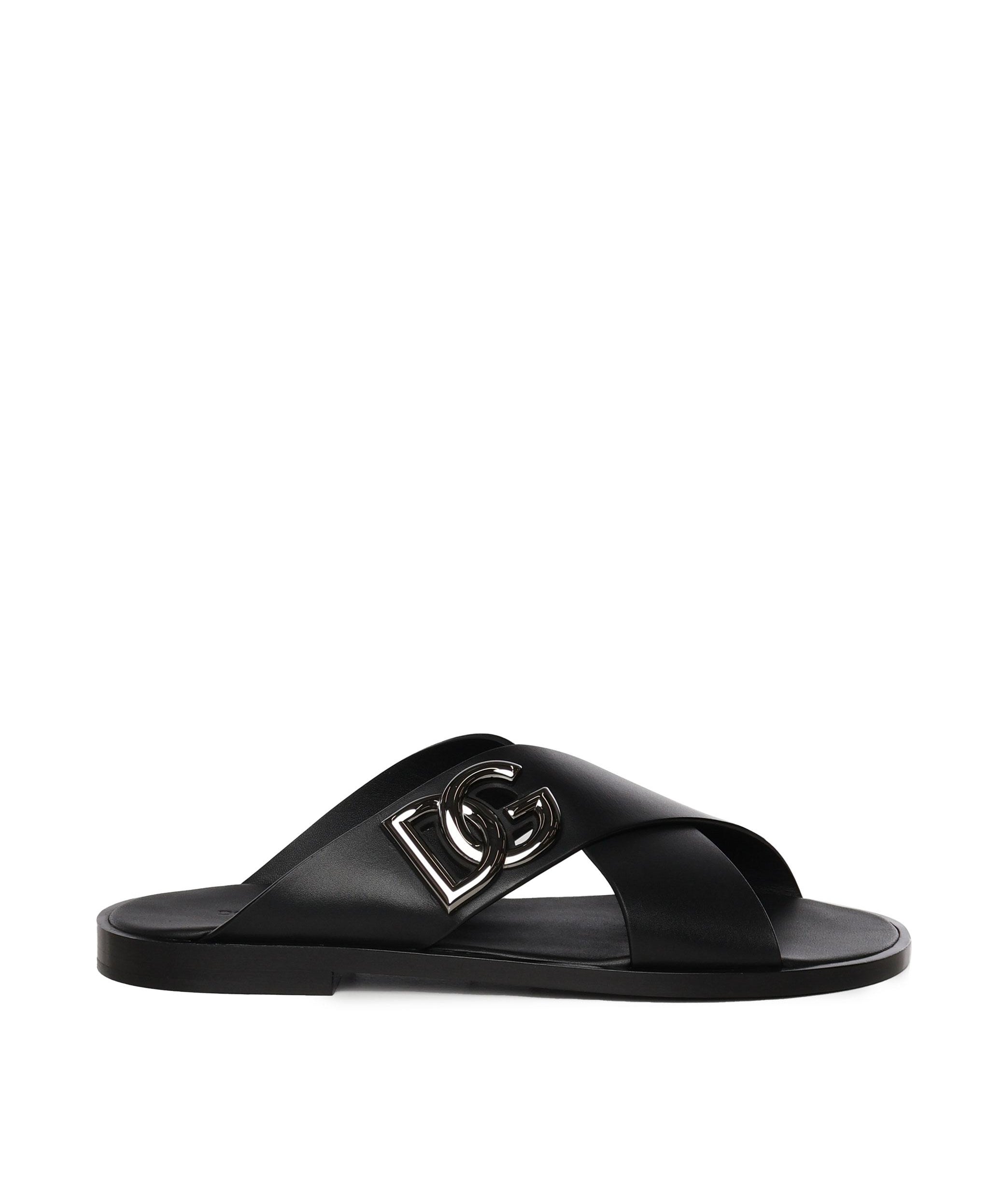 Sandalo in pelle di vitello A80440 AO60280999 DOLCE & GABBANA 