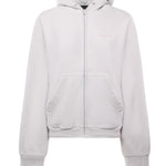 Hoodie con zip "Balenciaga Back" in pile dry 851236 TTVJ22420 BALENCIAGA 