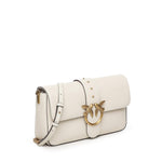 Borsa Love Bag One Slouchy in pelle<BR/> 105823 A0QOZ14Q PINKO 