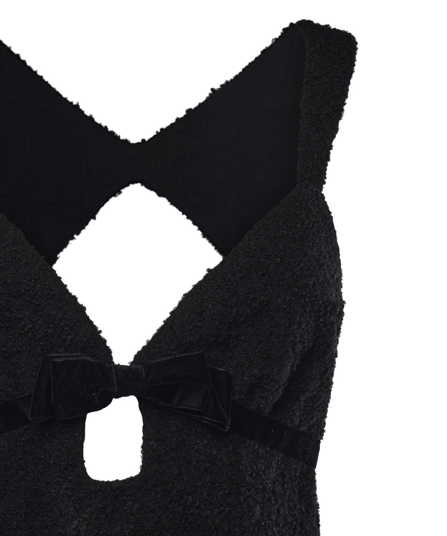 Mini abito Bonnie in bouclé CD3911 BLACK FOR LOVE & LEMONS 