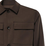 Overshirt James in misto lana MCJAM3687S26 194 MICHAEL COAL 