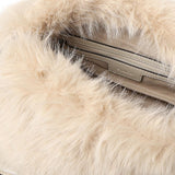 Maxi clutch in eco-pelliccia con logo<BR/> 105909 A2VZC50Q PINKO 