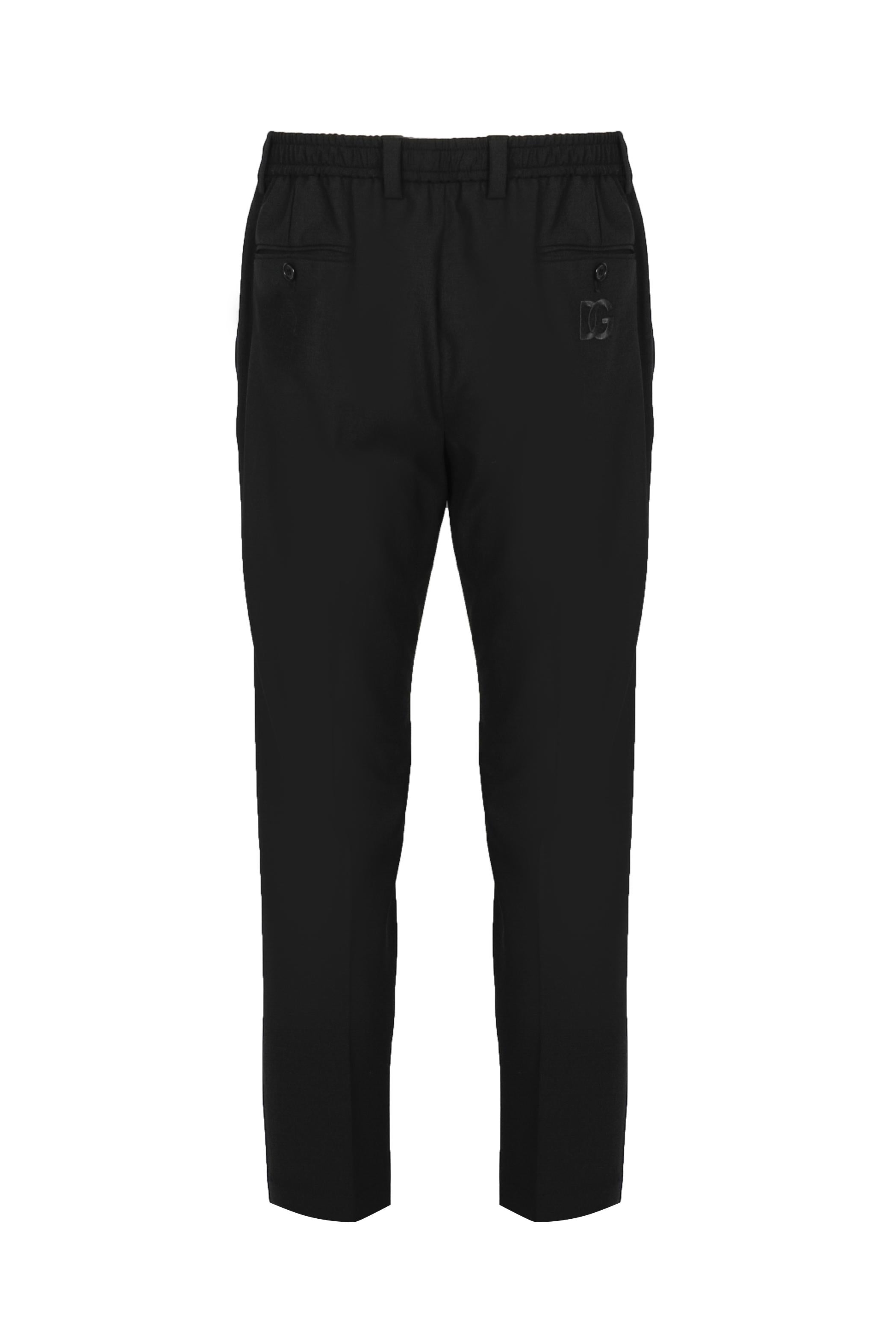 Pantalone stretch con ricamo DG GW13EZ FURIRN0000 DOLCE & GABBANA 