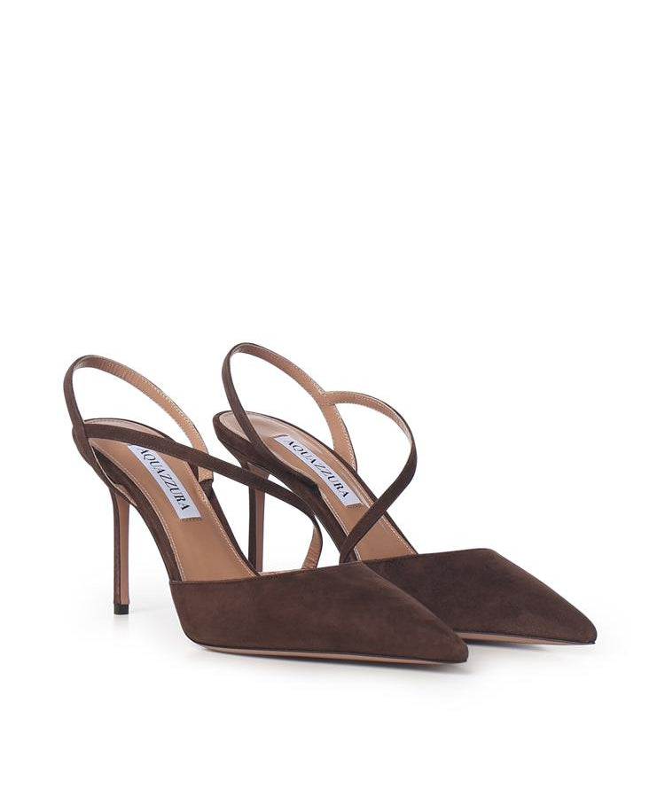 Pumps Dynasty in suede DYNMIDP0 SUEESP AQUAZZURA 