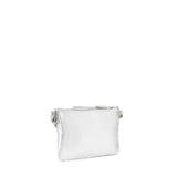 Borsa a tracolla in pelle con logo 73BP9VT03 LOLLI POPPOP SILVER V° 73 