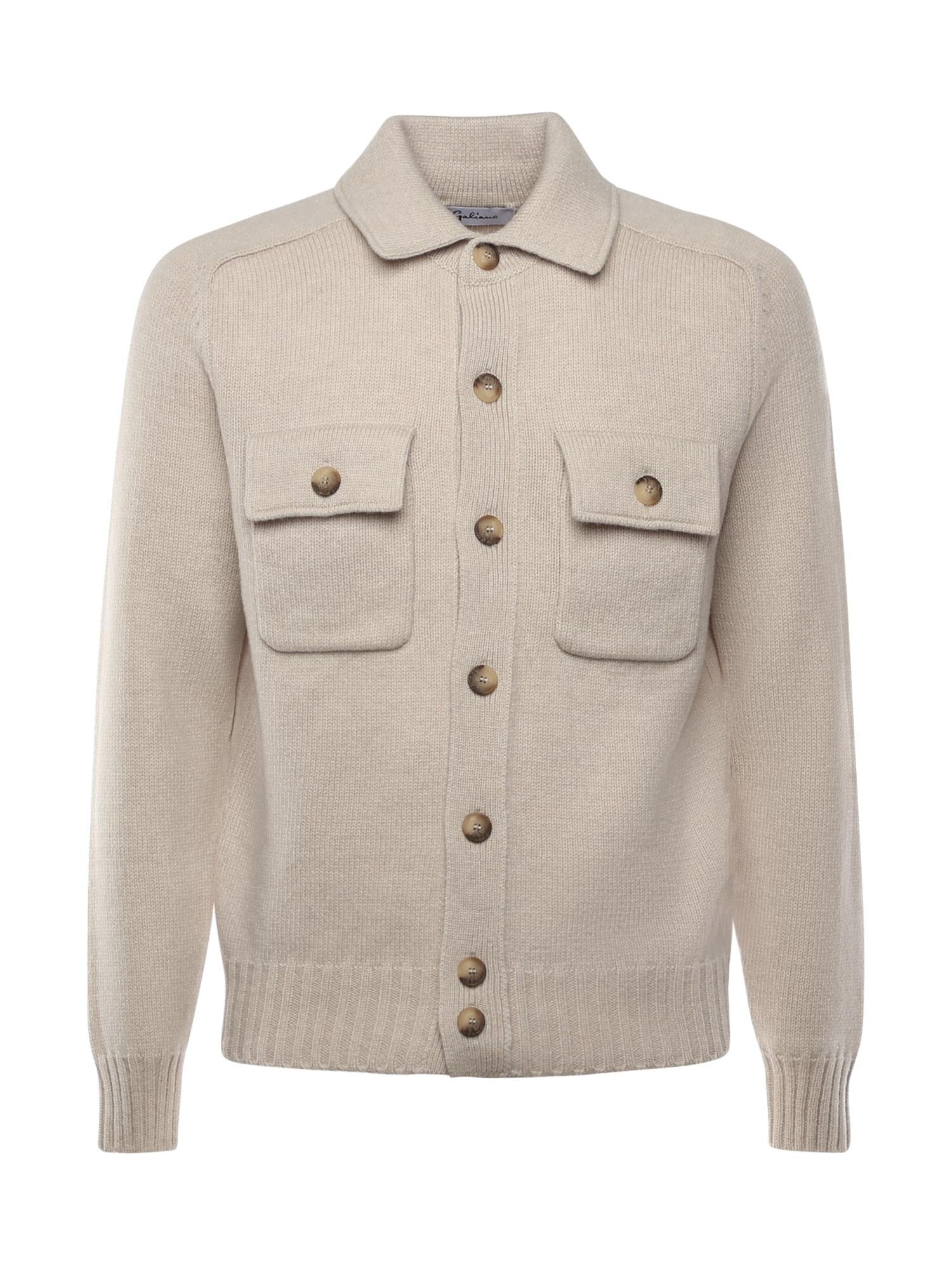 Overshirt in lana vergine 3109 25079054 GALIANO 