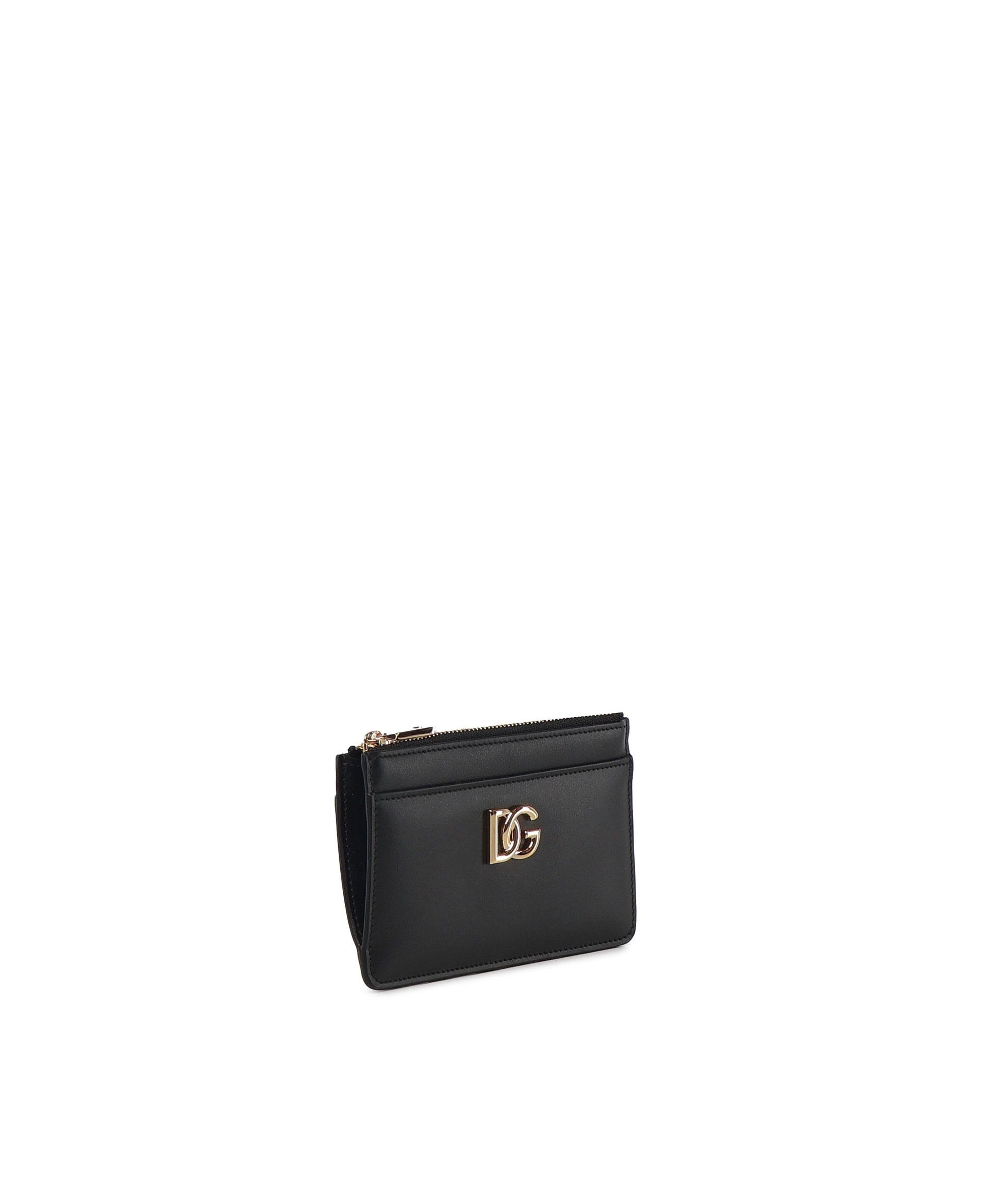Portacarte in pelle di vitello con logo DG BI1261 AW57680999 DOLCE & GABBANA 