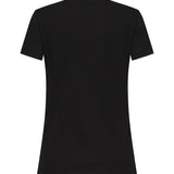T-shirt con ricamo logo lettering 101752 A2RDZ99 PINKO 
