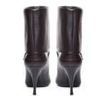 Stivaletti niki in pelle liscia 801393 AADV22245 SAINT LAURENT 