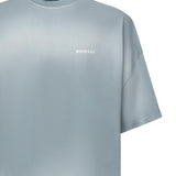 T-shirt spray con logo TS003001 BLUWHT BONSAI 