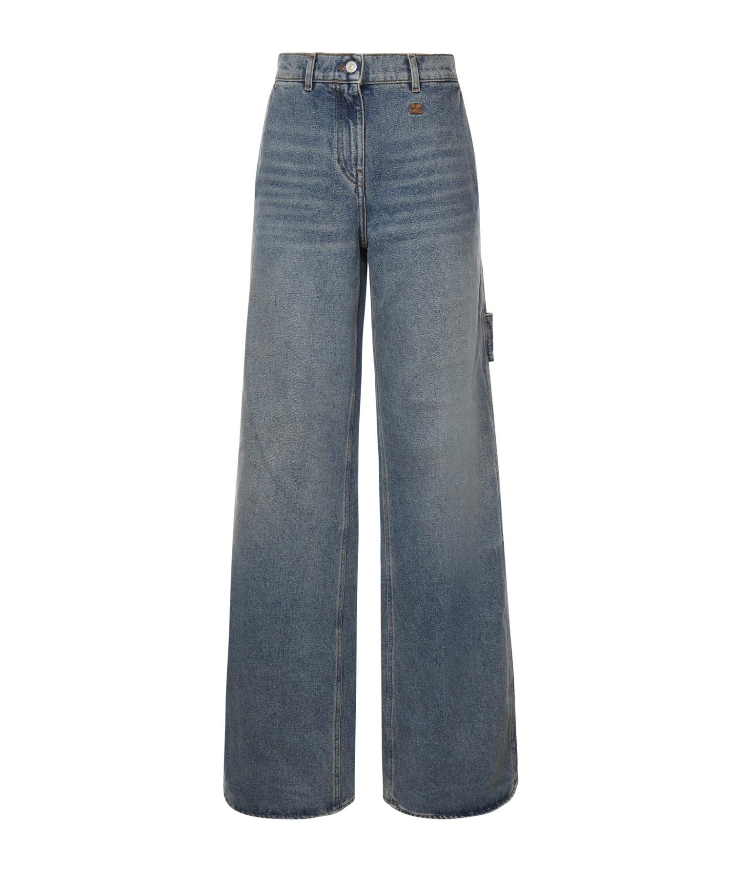 Jeans baggy in denim 126DPA692DE0058 7055 COURREGES 