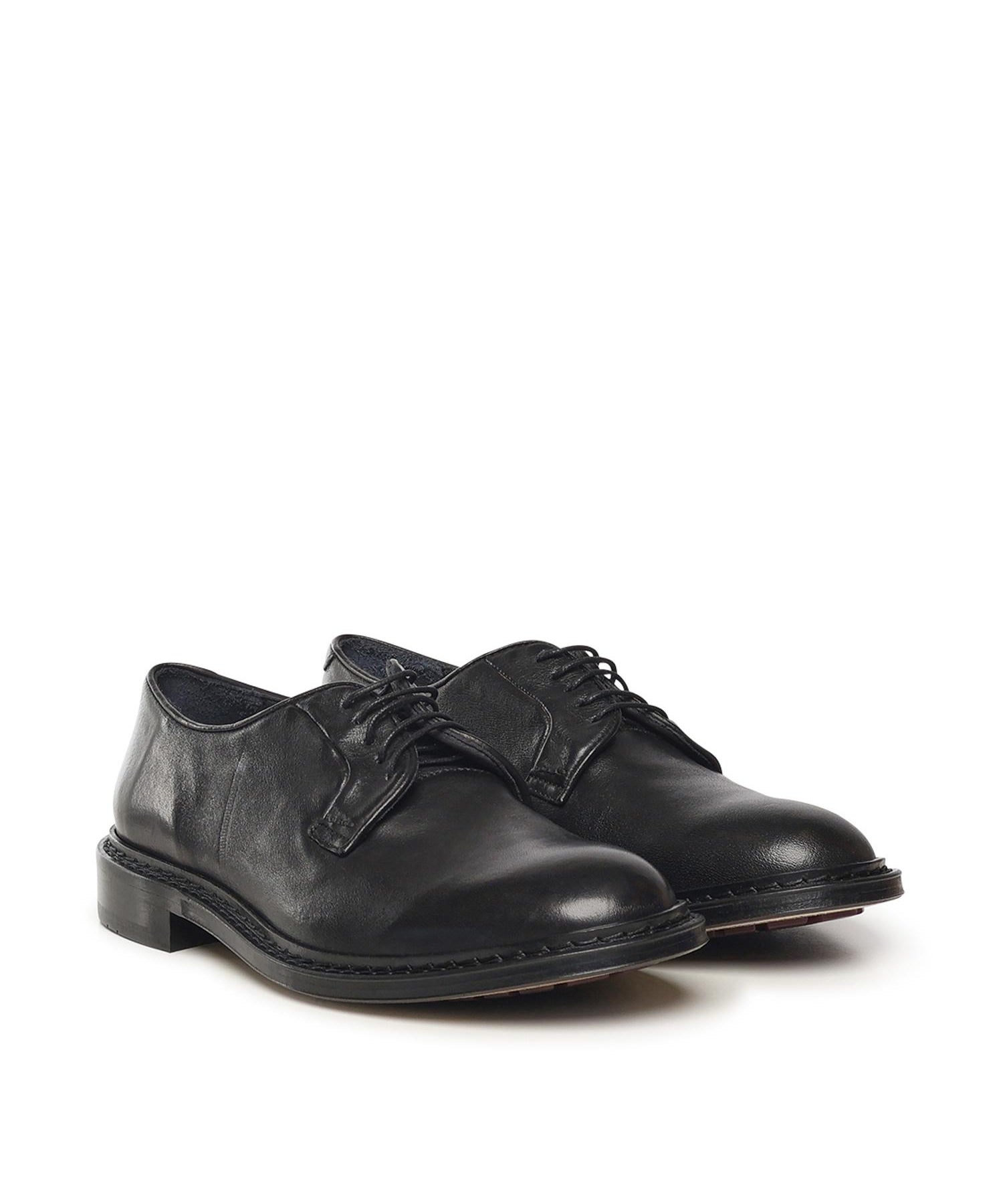 Scarpe stringate in pelle U1201 BLACK STURLINI 