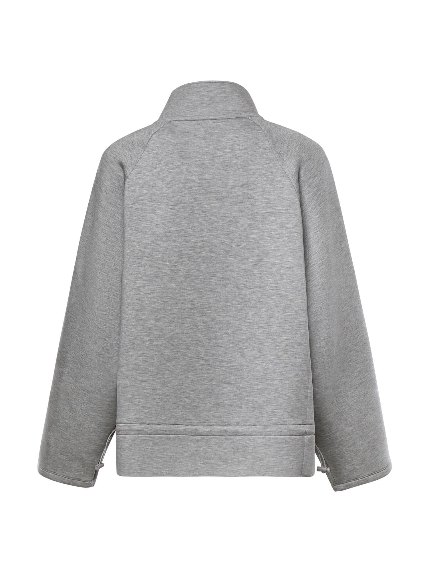 Giacca scuba half zip con logo 116241 1472 ROTATE 