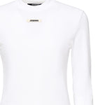T-shirt in gros grain 24ETSW00155AJ00124 100 JACQUEMUS 