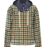 Blouson check con logo ML1268 175XF04QG MIU MIU 