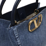 Borsa medium All time in denim 6W2B0R21 XEYQNS VALENTINO GARAVANI 