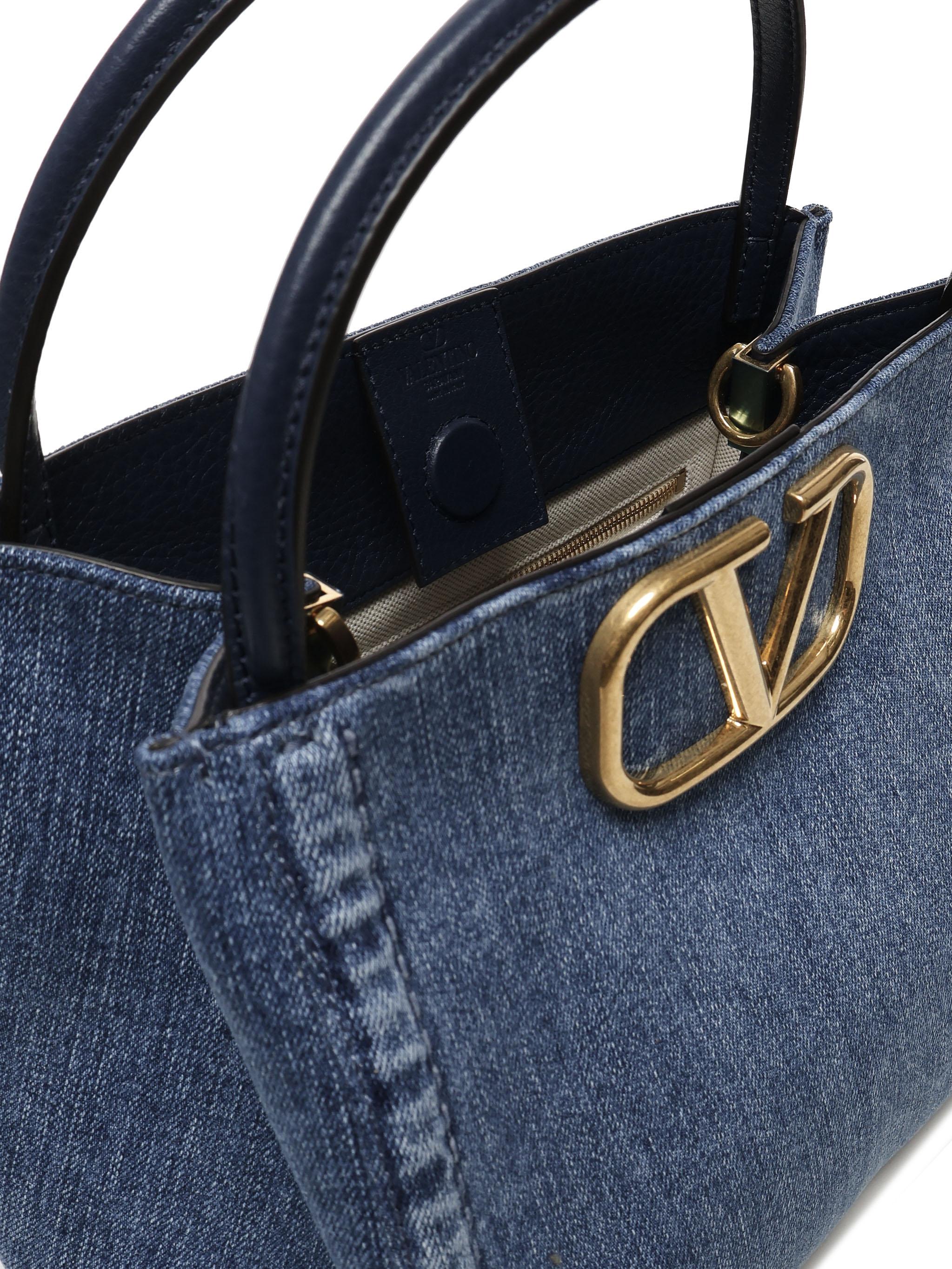 Borsa medium All time in denim 6W2B0R21 XEYQNS VALENTINO GARAVANI 