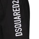 Boxer midi con logo D7B646000 010 DSQUARED2 