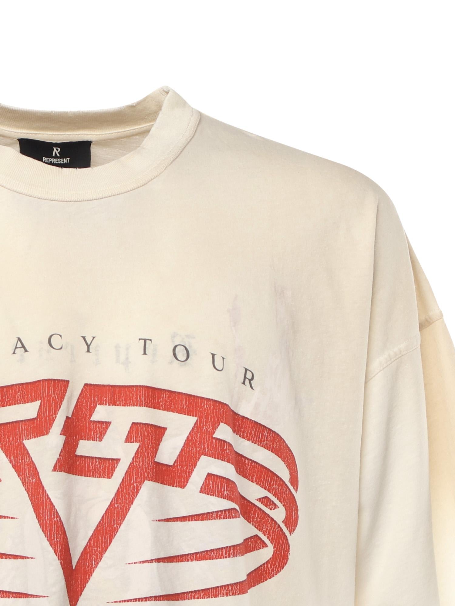 T-shirt "Living Legacy" in jersey di cotone MLM100176 30 REPRESENT 