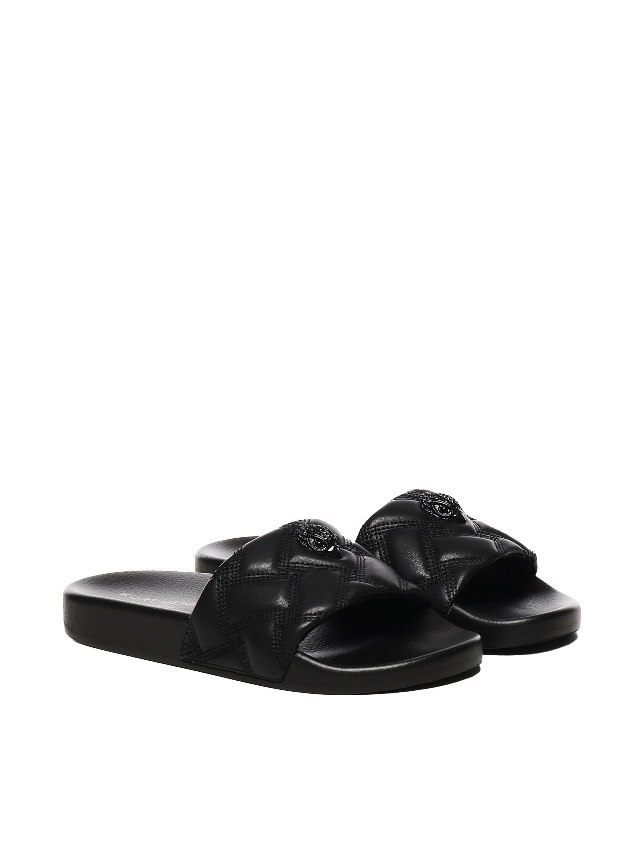 Slide Meena Eagle Drench 8650300979 BLACK KURT GEIGER 