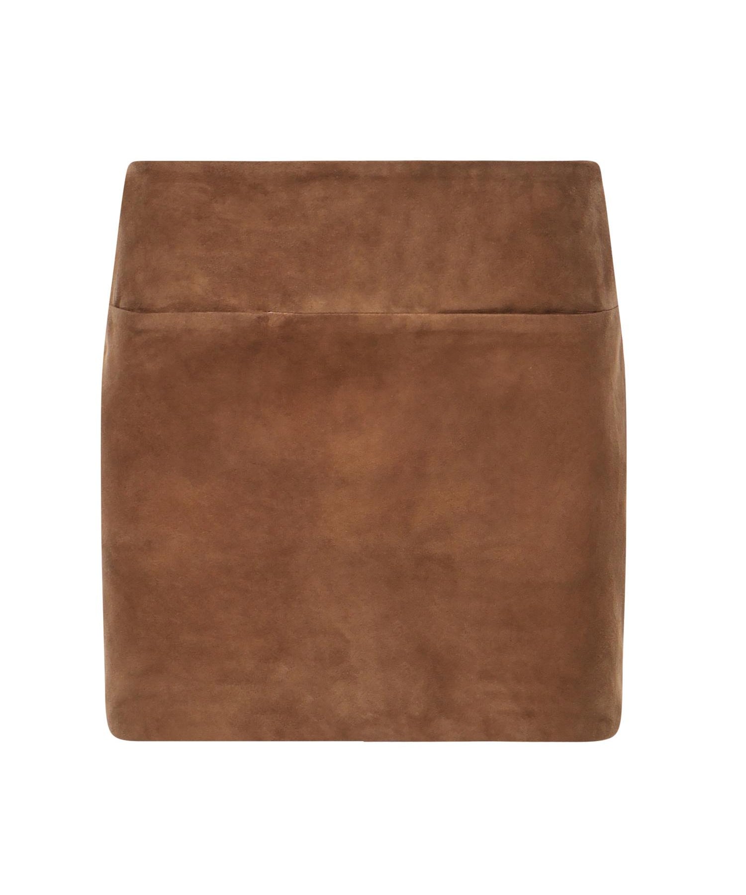 Gonna mini in suede G625 PL0586DXXX016 DONDUP 