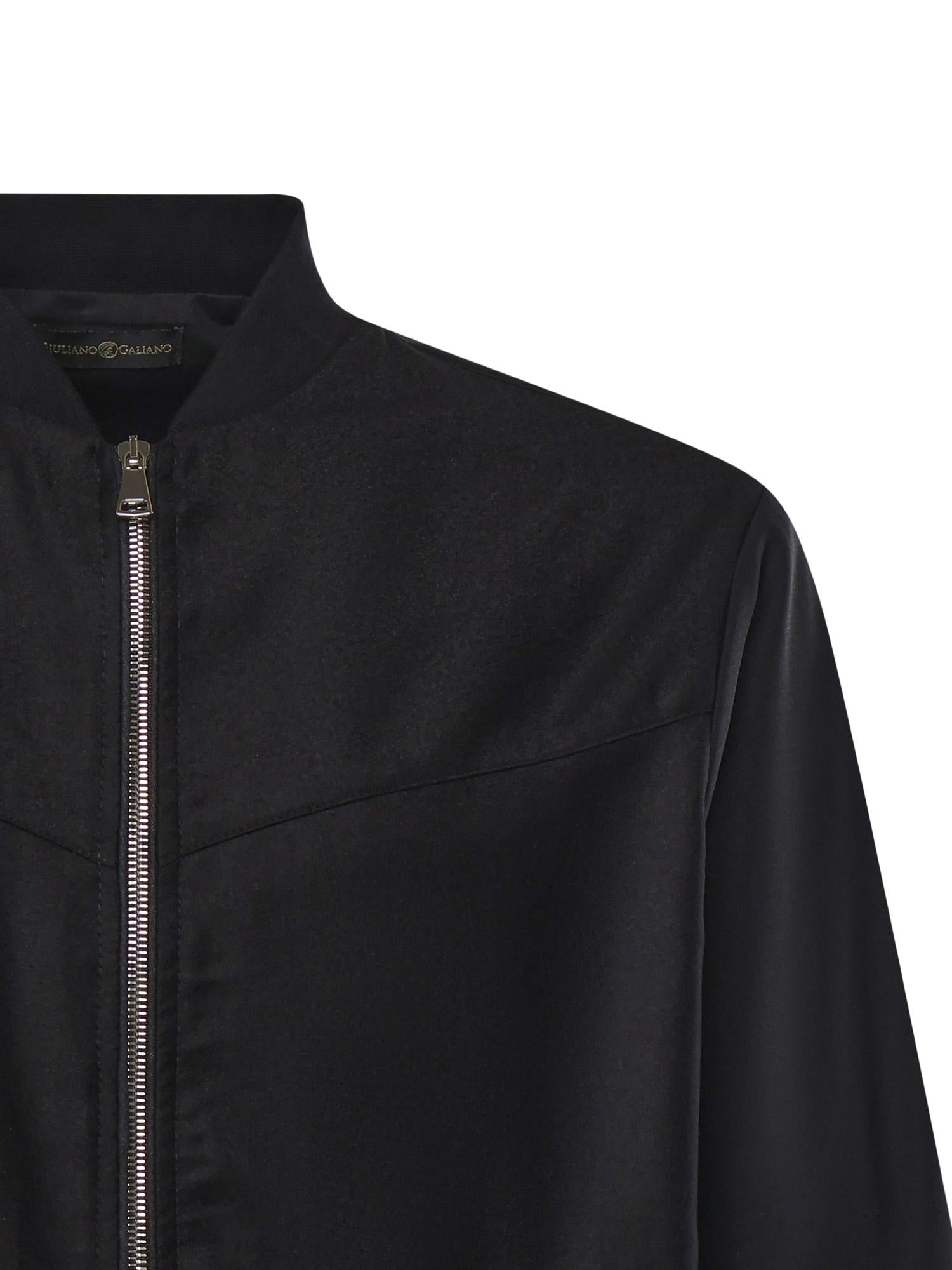 Giacca bomber Steve in lana<BR/> STEVE NERO/NERO GIULIANO GALIANO 