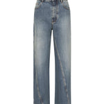Jeans ritorti in deep stone denim AA9P1181D006B 505 ALAIA 