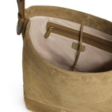 Borsa a tracolla grande Bucket Big in suede 106834 A0F6L22A PINKO 