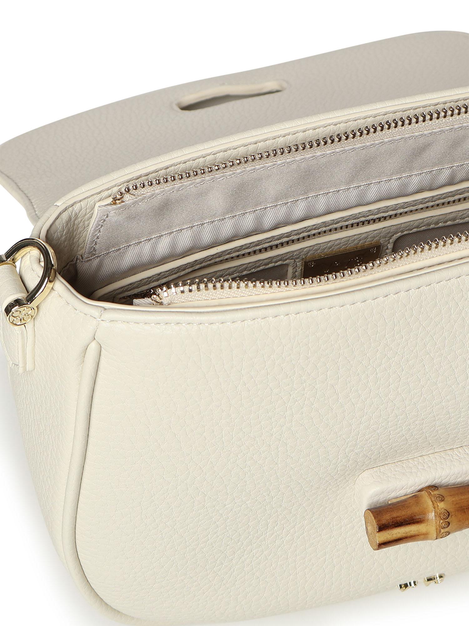 Borsa a tracolla Beatrice con logo 73BS9M607 BEATRICEOFF WHITE V° 73 