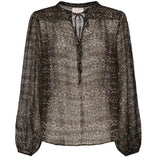 Blusa Harper in seta con stampa animalier HRP001 03047H MC2 SAINT BARTH 