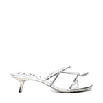 Sandali Petal in pelle di vitello metallizzata LPET465X04 1160 LOEWE 