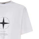 T-shirt con stampa 'Light Compass' L1S152100001 S0363V0001 STONE ISLAND 