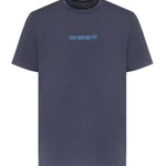 T-shirt in jersey di cotone con logo 20CMTS292A 005431G889 C.P. COMPANY 